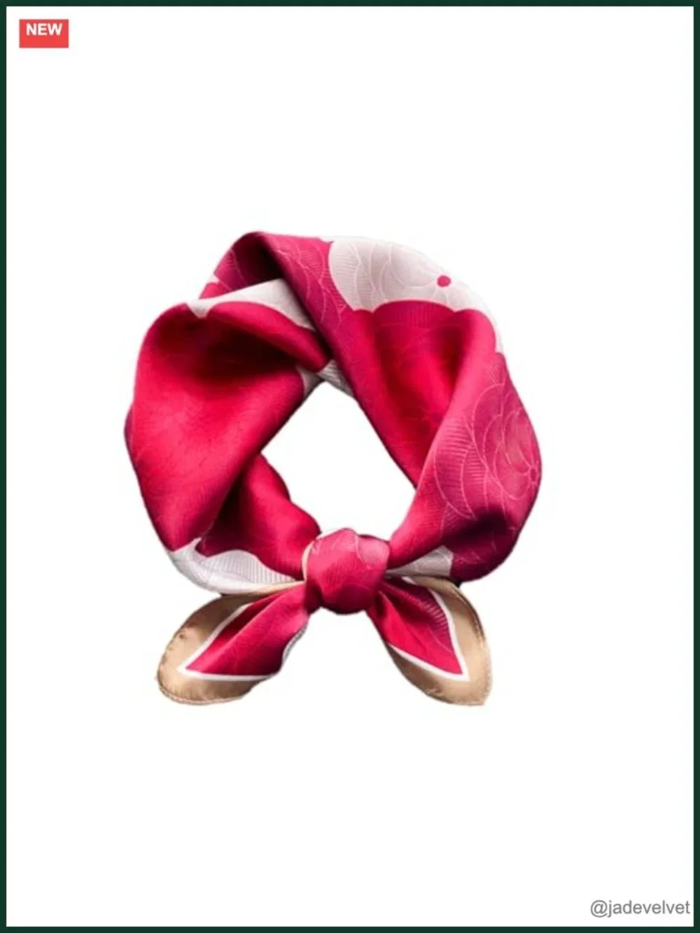 Women's 100% Pure Mulberry Silk Small Square Scarf Neckerchief